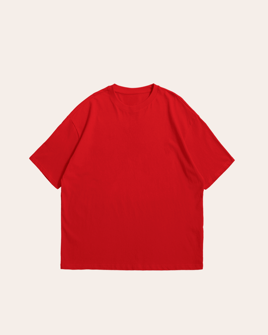 Red Oversized Tshirt - Jasper JotRed Oversized TshirtJasper JotTSH - OS - RED - COT - 0003Red Oversized Tshirt